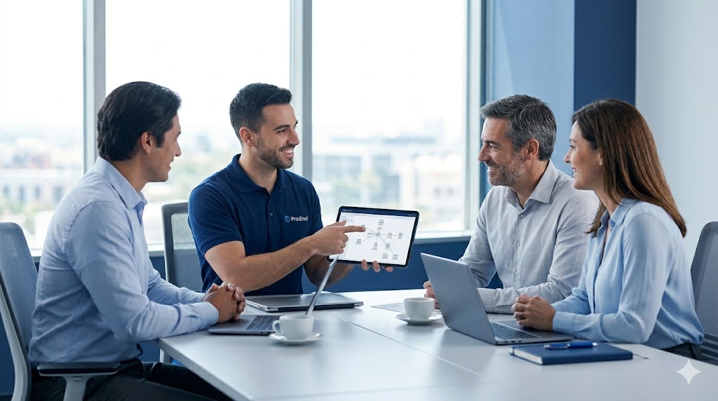 Equipo Prodinet en consultoría